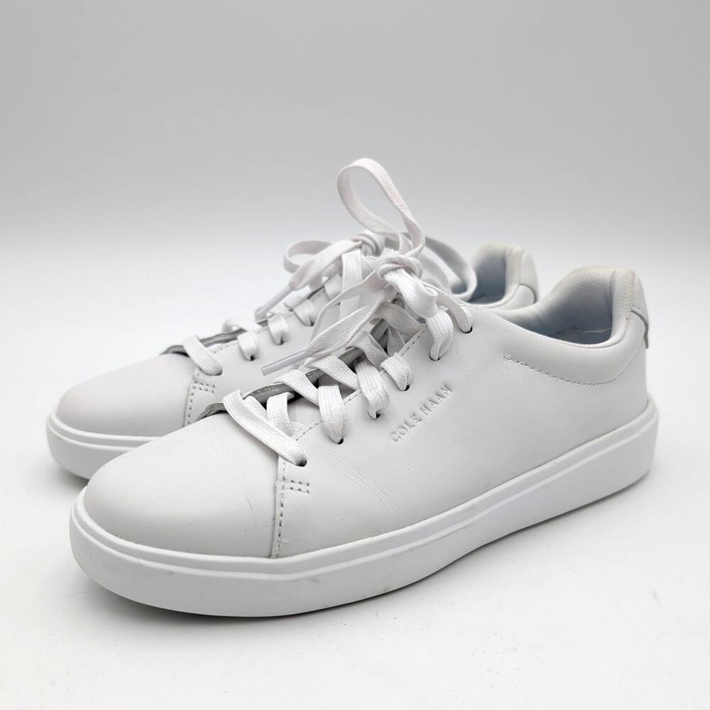 Cole Haan Grand Crosscourt Sneaker Shoes Women's Lace-Up White Size US6.5B